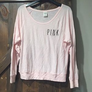 Pink size large long sleeve shirt